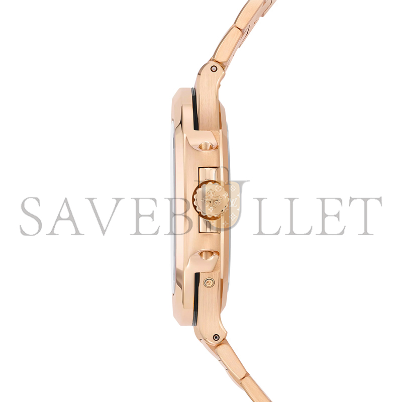 PATEK PHILIPPE NAUTILUS MOONPHASE ROSE GOLD BROWN DIAL 40MM 57121R-001